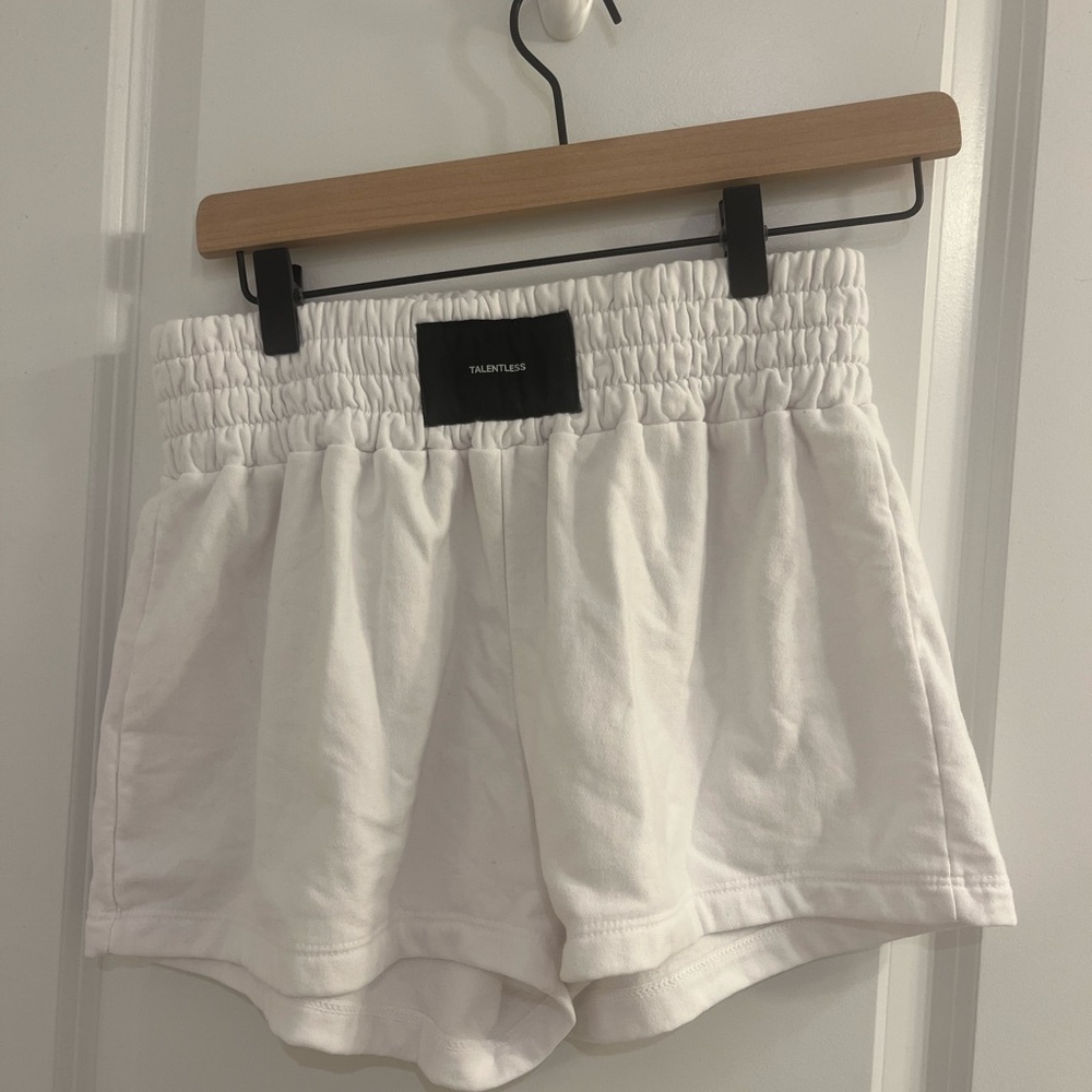 TALENTLESS White Boxing Shorts Size Medium